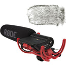 Rode VideoMic Camera Mounted Shotgun Mic & Dead Cat Wind Muff Kit