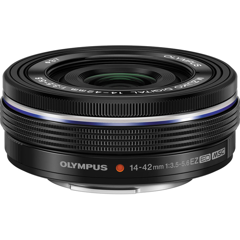 Olympus M.Zuiko Digital ED 14-42mm f/3.5-5.6 EZ Lens (Black)