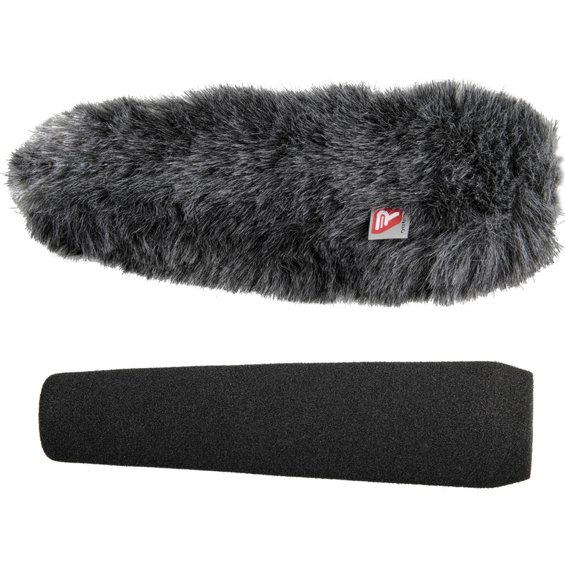 Rycote Shotgun Mic Foam and Windjammer Combo (18cm, ME66)