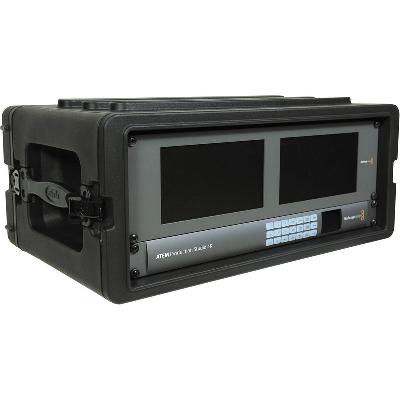 SKB 4U Roto Shallow Rack Case with Steel Rails