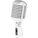 Pyle Pro PDMICR42 Classic Retro Cardioid Vocal Microphone with Cable (Silver)