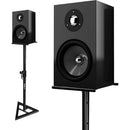 Pyle Pro PSTND35 Heavy Duty Telescoping Monitor Speaker Stands (Pair, Black)