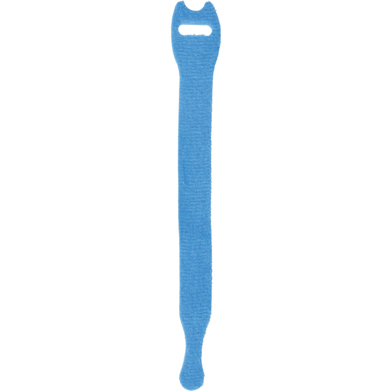 Pearstone 0.5 x 8" Touch Fastener Straps (Blue, 10-Pack)