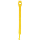 Pearstone 0.5 x 12" Touch Fastener Straps (Yellow, 10-Pack)