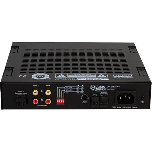 Atlas Sound MA40G 40W 3-Channel Mixer Amplifier