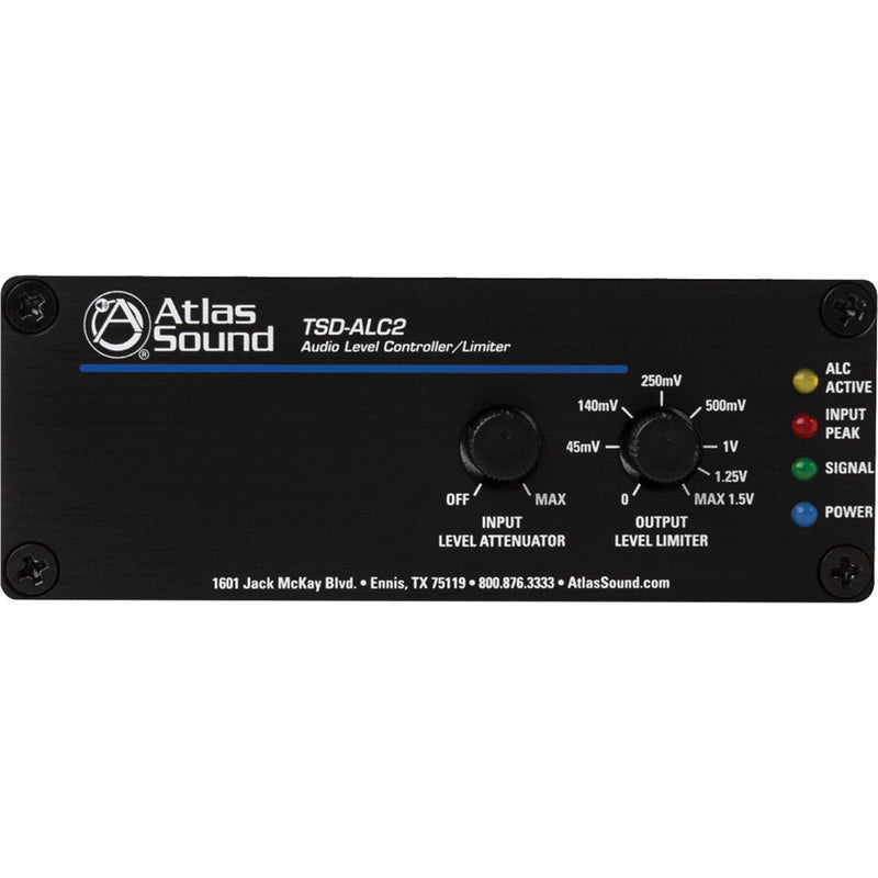 Atlas Sound TSD-ALC2 - Audio Level Controller and Limiter