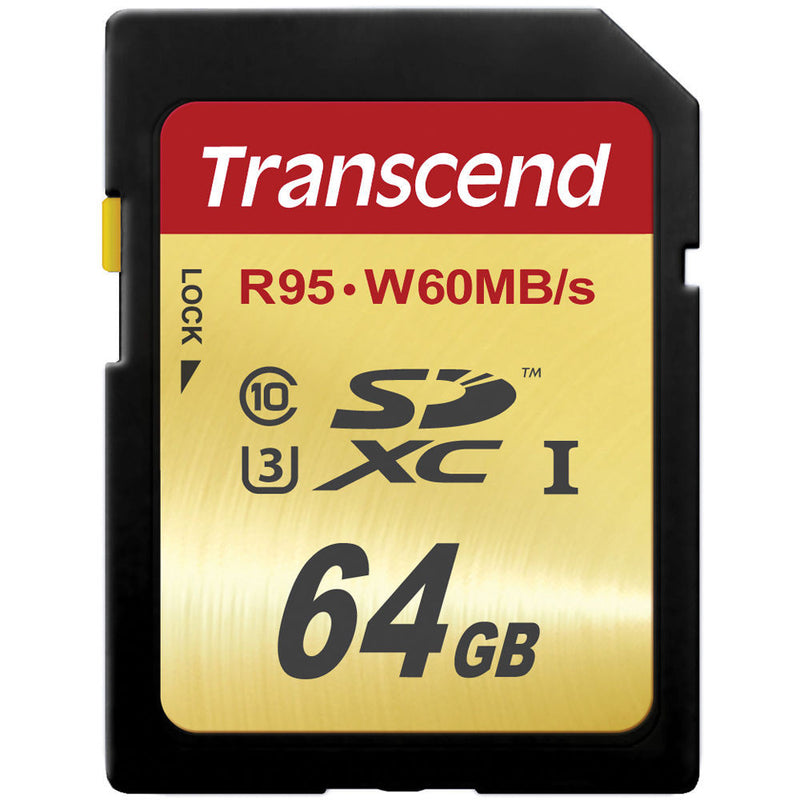 Transcend 64GB UHS-1 SDXC Memory Card (Speed Class 3)