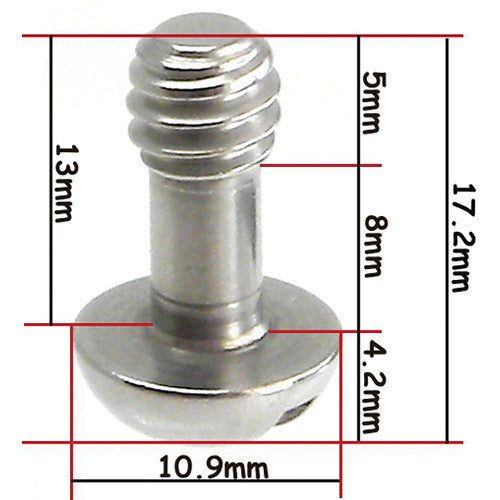 Desmond Long Shaft 1/4"-20 Cap Screws (10-Pack)