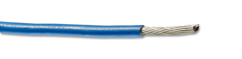 RAYCHEM - TE CONNECTIVITY 44A0111-24-6 Wire, Hook Up, Spec44, PVDF, Blue, 24 AWG, 0.24 mm&sup2;, 328 ft, 100 m