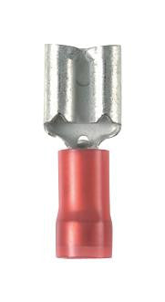 PANDUIT DNF18-111-C FEMALE DISCONNECT, 2.8MM, 22-18AWG, RED