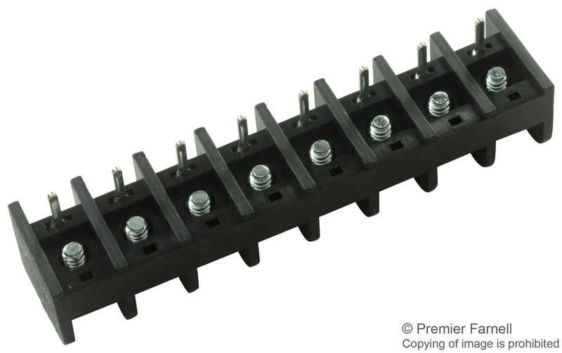 BUCHANAN - TE CONNECTIVITY 4PCV-08-006 TERMINAL BLOCK, BARRIER, 8 POSITION, 22-12AWG