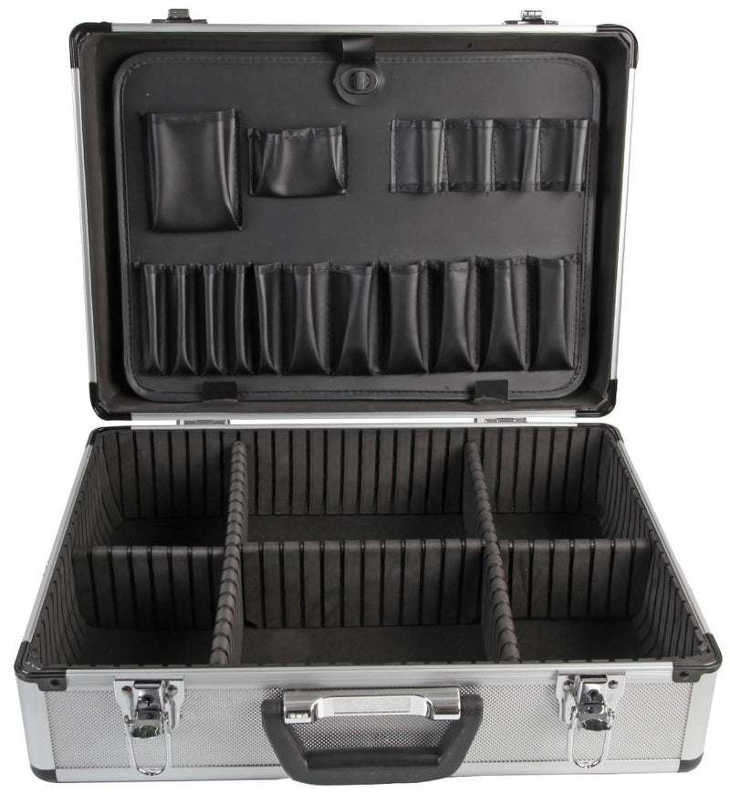 Duratool D01815-S Tool Case Silver Aluminium 155 mm Height 330 Width 460 Depth