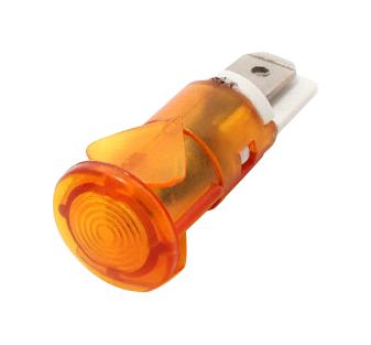 Mallory FL1P-12QJ-1-Y2V LED YEL 12MM Snap 2VAC/DC STK &pound; 99AC2550