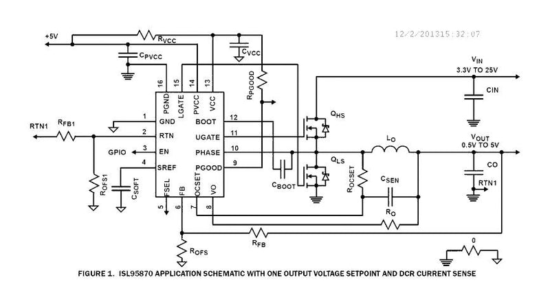 Renesas ISL95870IRUZ-T ISL95870IRUZ-T Controller Synchronous Buck 1 MHz &Acirc;&micro;TQFN-16 New