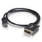 C2G DisplayPort Male to Single Link DVI-D Male Adapter Cable (10', Black)