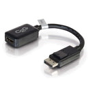 C2G DisplayPort Male to HDMI Female Adapter Converter (Black, 8")