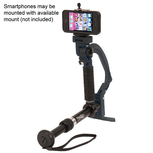 VariZoom StealthyGo Multi-Use Support & Stabilizer for GoPro/Small Camera (Black)