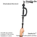 VariZoom StealthyGo Multi-Use Support & Stabilizer for GoPro/Small Camera (Black)