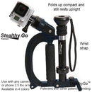 VariZoom StealthyGo Multi-Use Support & Stabilizer for GoPro/Small Camera (Black)