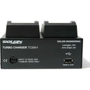 Dolgin Engineering TC200-i Two-Position Simultaneous Battery Charger for Panasonic VW-VBG6 and CGA-E/625