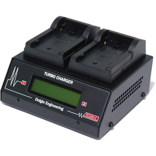 Dolgin Engineering TC200-i-TDM Two-Position Simultaneous Battery Charger for Canon BP-900 Series