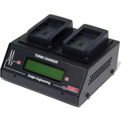 Dolgin Engineering TC200-i-TDM Two-Position Simultaneous Battery Charger for Canon BP-800 Series