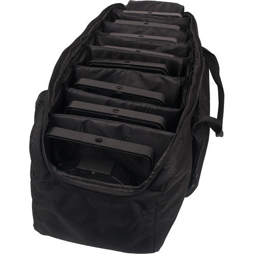 American DJ Accu-Case F8 Par Bag for up to 8 Slim LED Pars (Black)