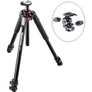 Manfrotto MT055XPRO3 Aluminum Tripod with MHXPRO-3W 3-Way Pan/Tilt Head Kit