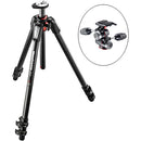 Manfrotto MT055CXPRO3 Carbon Fiber Tripod with MHXPRO-3W 3-Way Pan/Tilt Head Kit