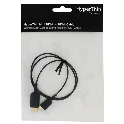 HYPER HyperThin Mini-HDMI to HDMI Cable (2.6', Black)