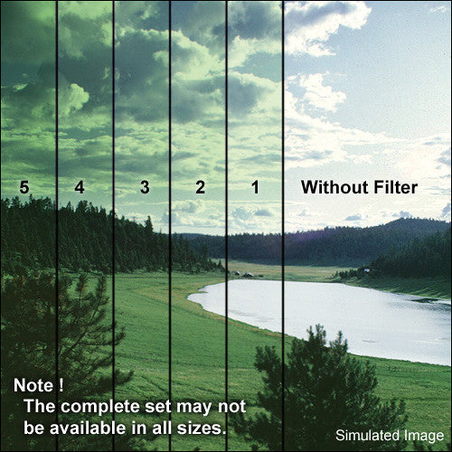 Tiffen 6.6 x 6.6" 4 Green Soft-Edge Graduated Filter