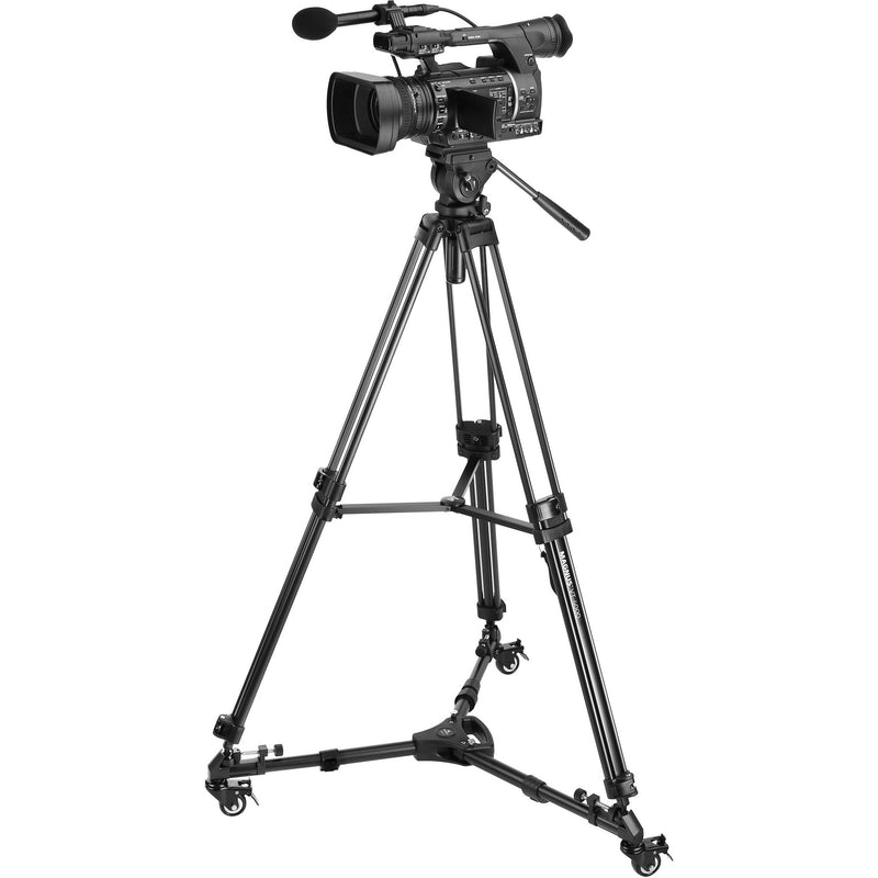 Magnus VT-4000 Video Tripod System & Universal Tripod Dolly Kit