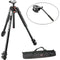 Manfrotto MVH500AH Flat Base Fluid Head, MT190XPRO3 Tripod Legs, Padded Case Kit