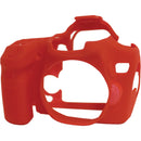 easyCover Silicone Protection Cover for Canon 90D (Red)