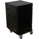 Odyssey Innovative Designs Black Label 8-Space Amp Rack Case