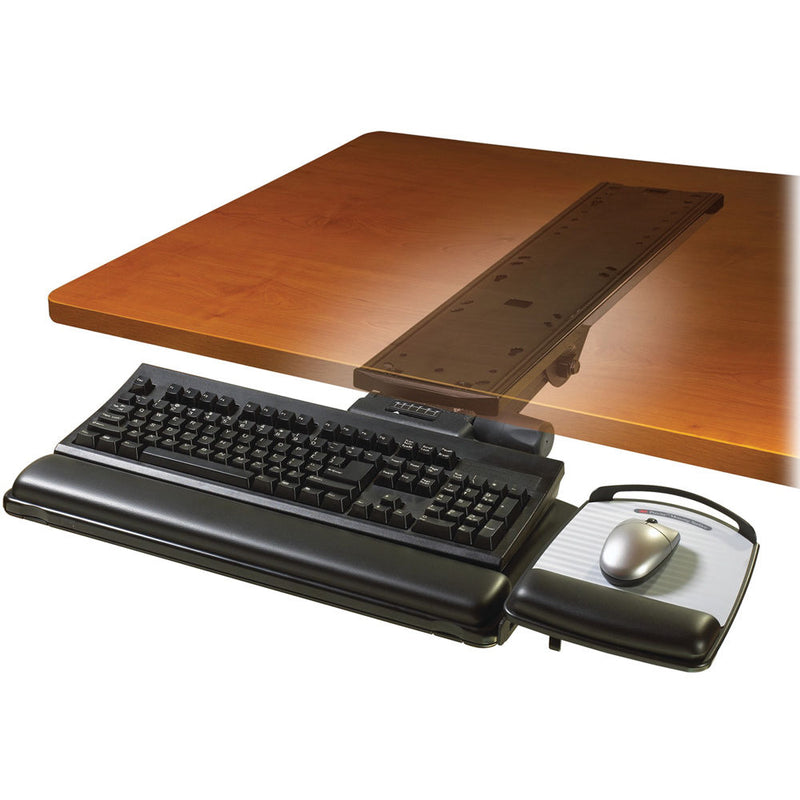 3M AKT150LE Adjustable Keyboard Tray with Easy-Adjust Arm