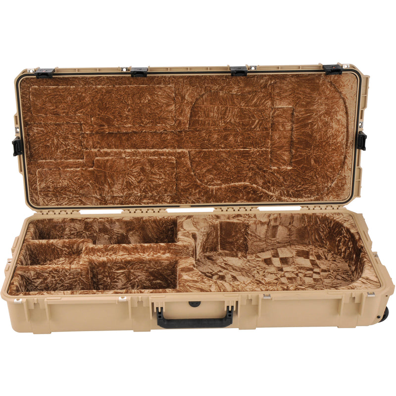 SKB iSeries Waterproof Acoustic Guitar Case with Wheels (Tan)