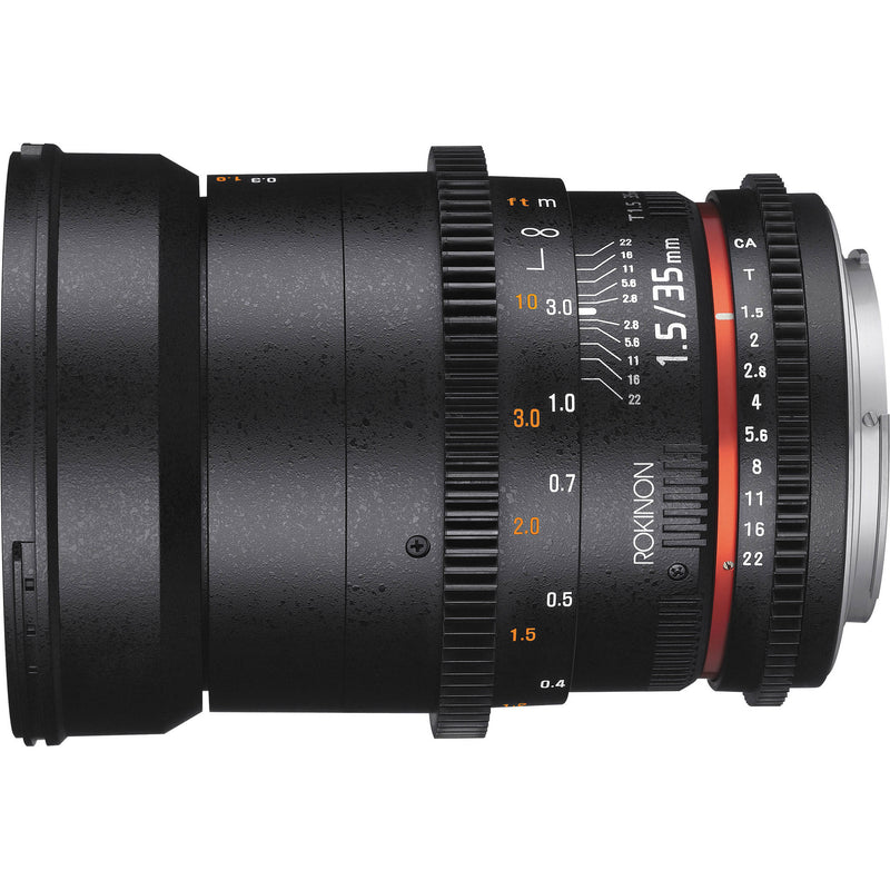 Rokinon 35mm T1.5 Cine DS Lens for Canon EF Mount