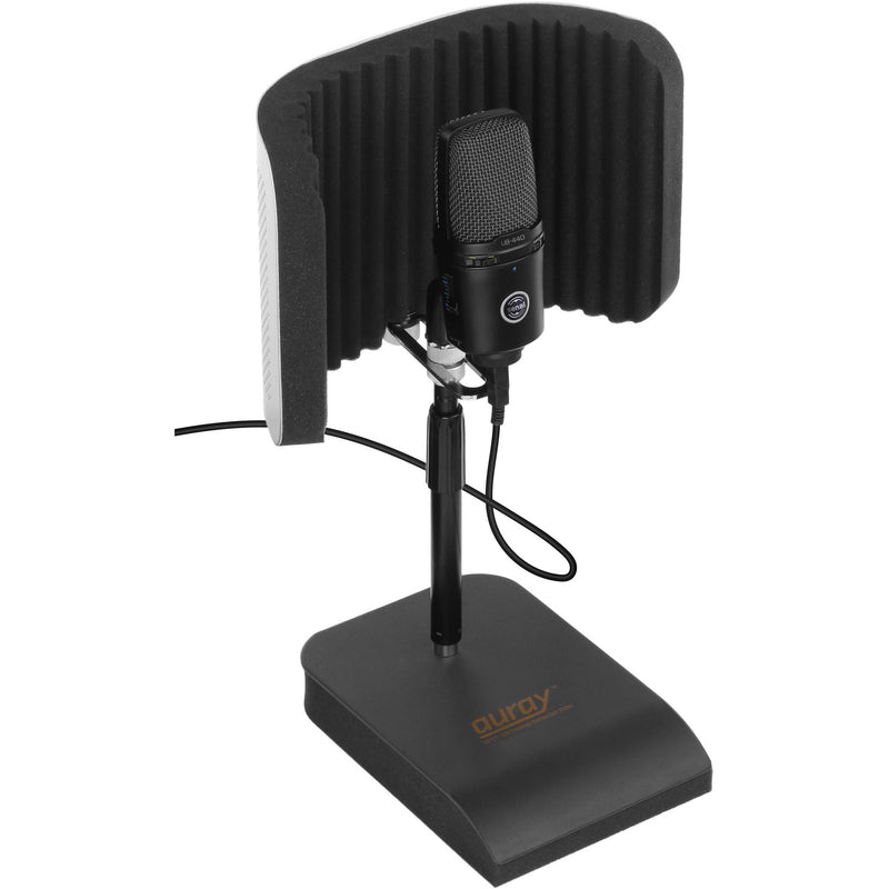 Auray RFDT-128 Desktop Reflection Filter and Mic Stand