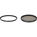 Luminesque 72mm Circular Polarizer and UV Slim PRO Filter Kit