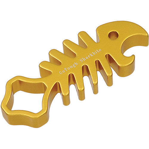 FotodioX GoTough Sharkbite Wrench for GoPro Thumbscrews (Gold)