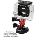 FotodioX GoTough Extender Mount for GoPro Cameras (Red)