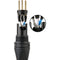 Kopul Premier Quad Pro 5000 Series XLR M to XLR F Microphone Cable - 10' (3 m), Black
