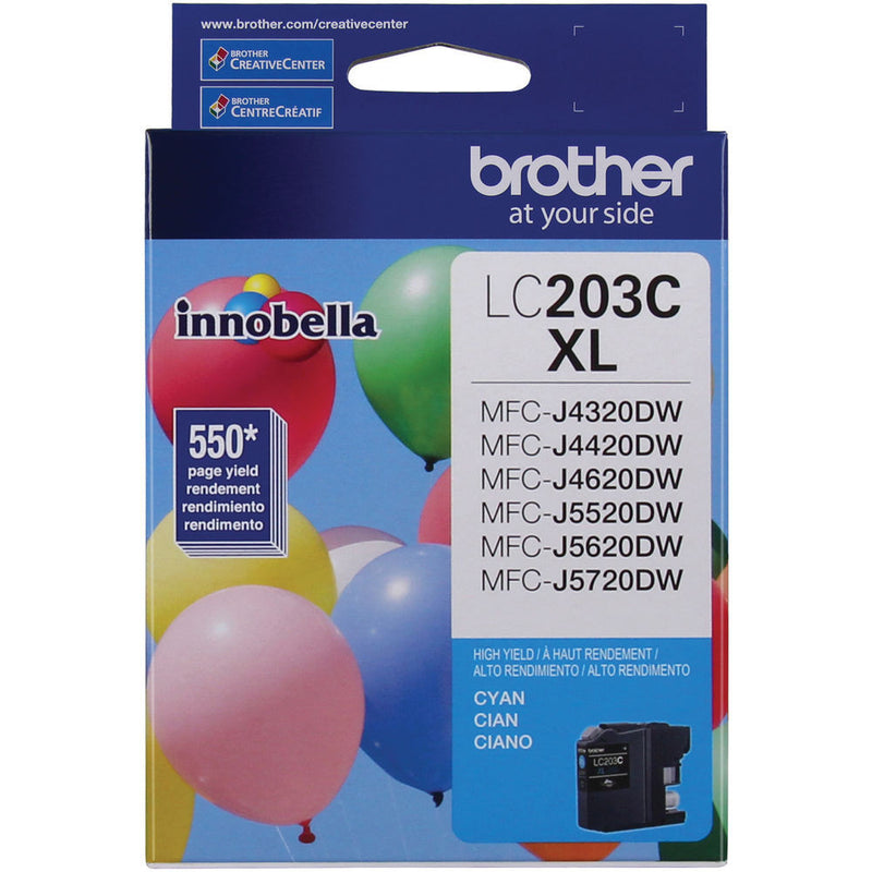 Brother LC203C Innobella High Yield XL Series Cyan Ink Cartridge