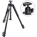 Manfrotto MT190X3 Aluminum Tripod with 496RC2 Compact Ball Head