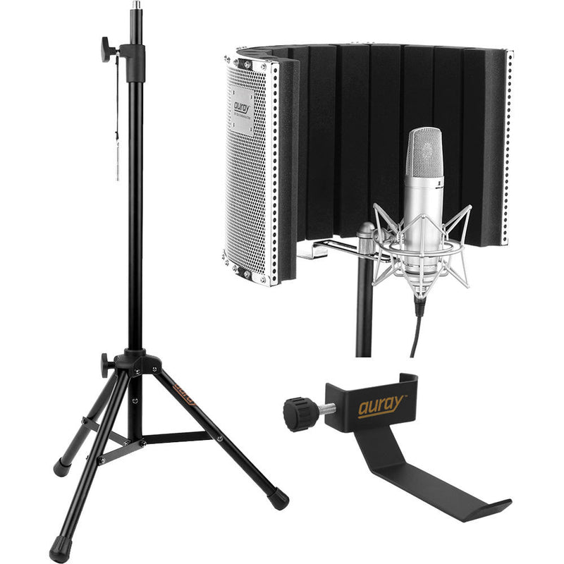 Auray Reflection Filter with Microphone Stand Kit