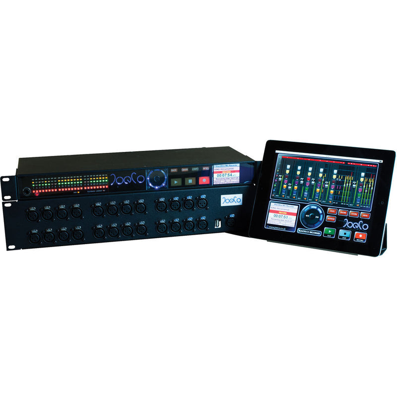 JoeCo BlackBox BBR1MP-BUNDLE1 Live Multi-Channel Audio Recorder Bundle with MADI, DANTE Card, Breakout Option & JoeCoRemote Interface