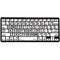 LogicKeyboard XL Print American English Bluetooth 3.0 Mini Keyboard (Black on White)