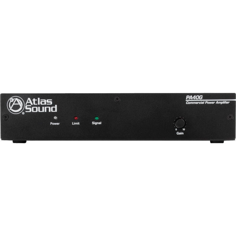 Atlas Sound PA60G 40W Single-Channel Power Amplifier with Global Power Supply