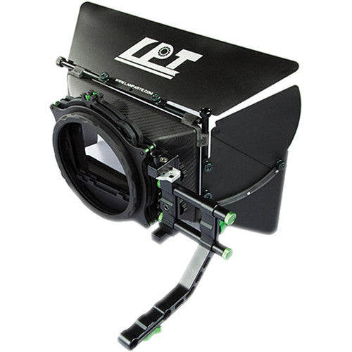 Lanparte MB-02 4 x 5.65" Rod-Mounted Swing-Away Matte Box for 15mm Rods